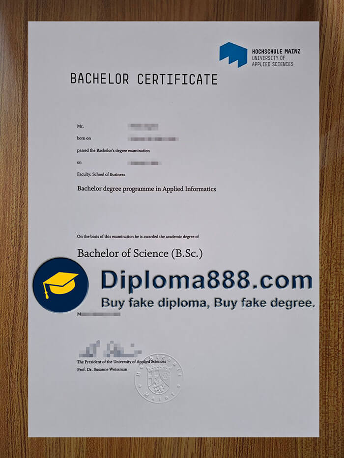 buy fake Hochschule Mainz degree