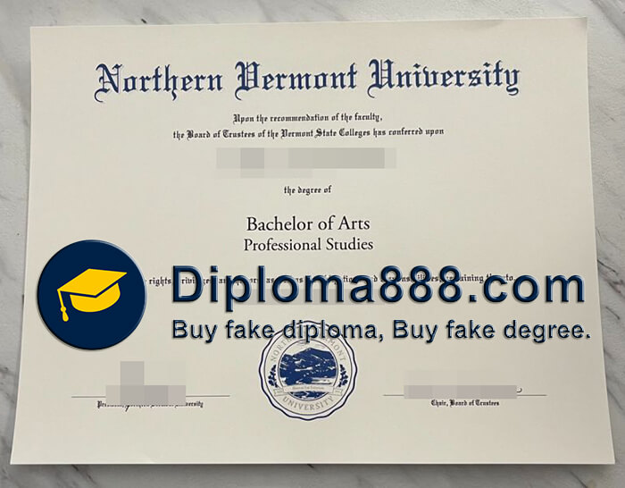buy fake Northern Vermont University degree