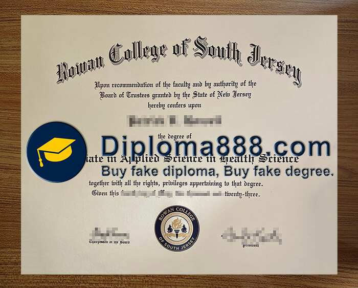 buy fake Rowan College of South Jersey degree