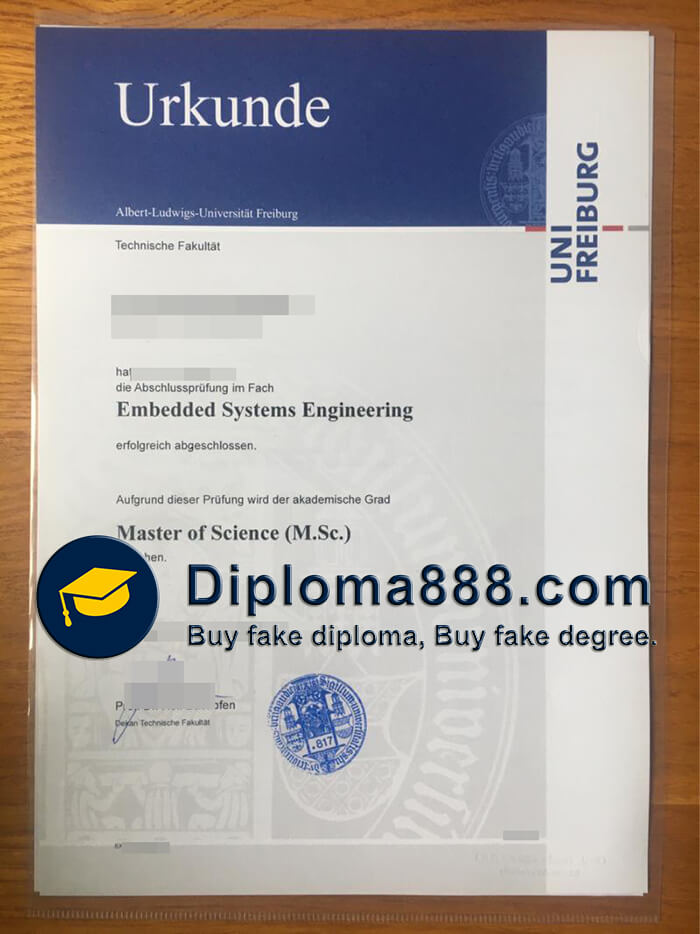 buy fake Albert Ludwig University of Freiburg degree