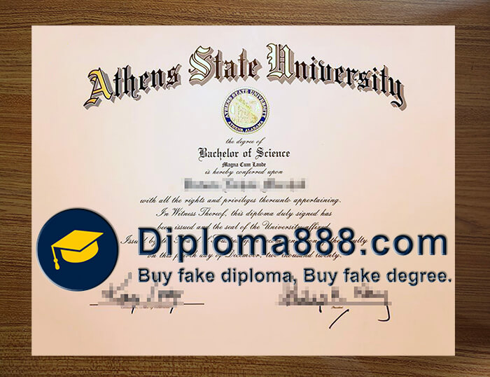 buy fake Athens State University degree
