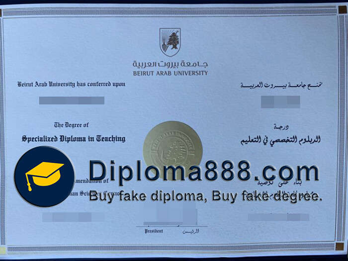 buy fake Beirut Arab University degree