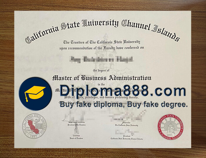 buy fake California State University Channel Islands diploma