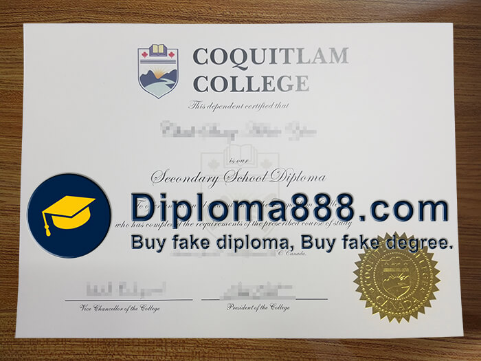 buy fake Coquitlam College degree
