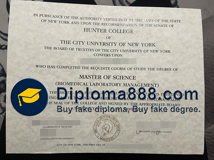 buy fake Hunter College degree