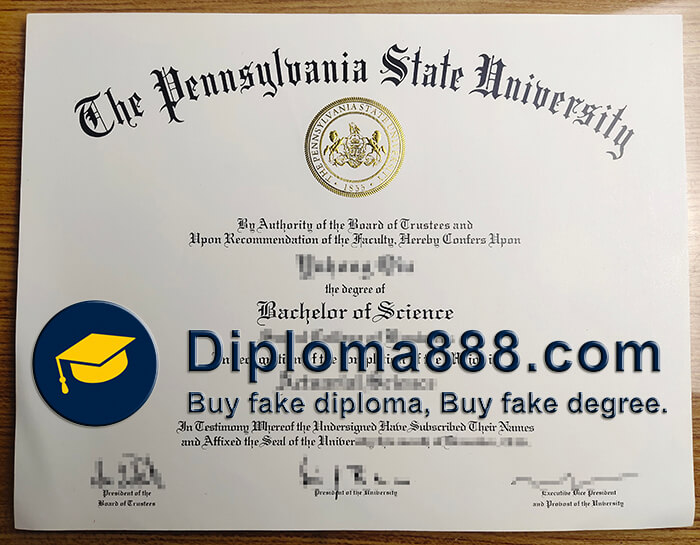 buy fake Pennsylvania State University degree