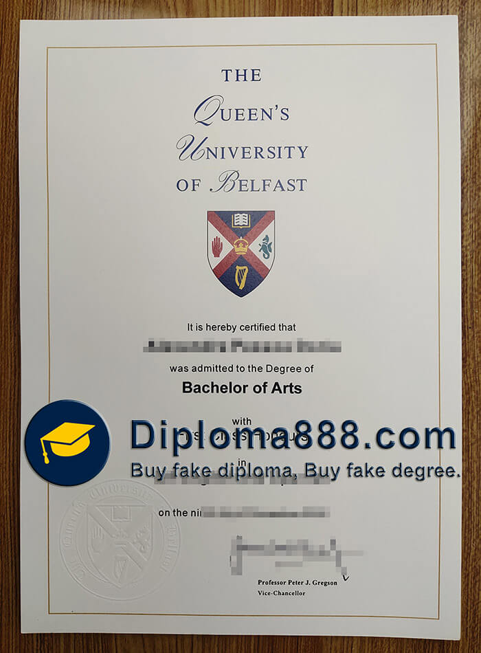 buy fake Queen’s University Belfast degree