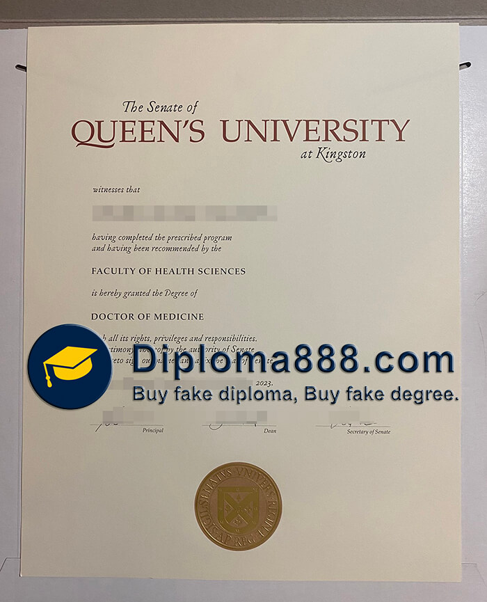 buy fake Queen’s University at Kingston degree