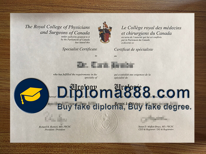 buy Royal College of Physicians and Surgeons of Canada diploma