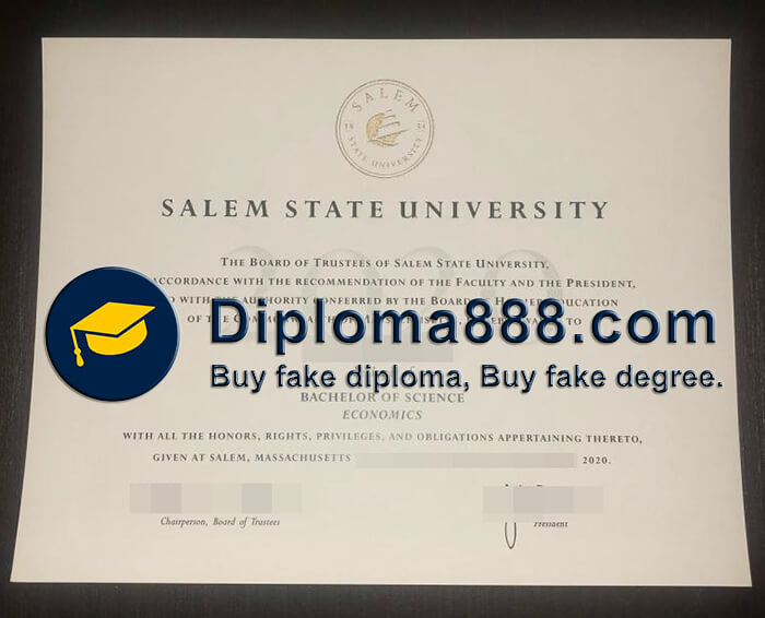 buy fake Salem State University degree