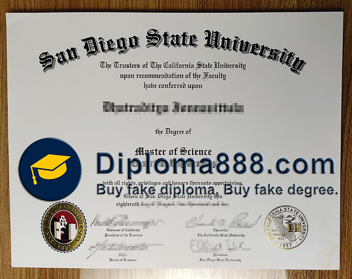 buy fake San Diego State University degree
