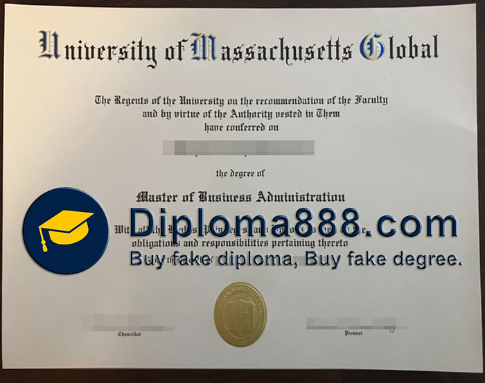 order a UMass Global degree