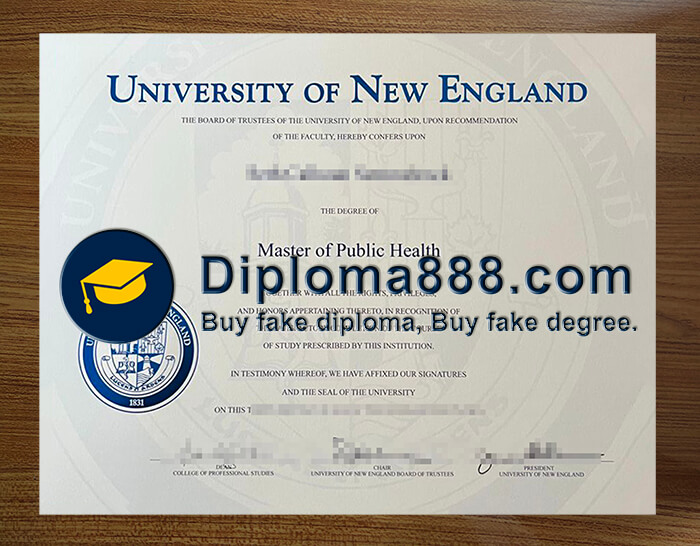 buy fake University of New England diploma