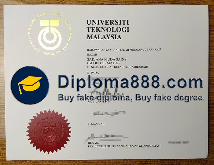 buy fake University of Technology Malaysia degree