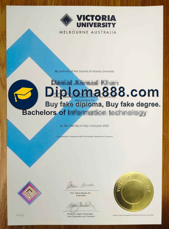 buy fake Victoria University Melbourne degree