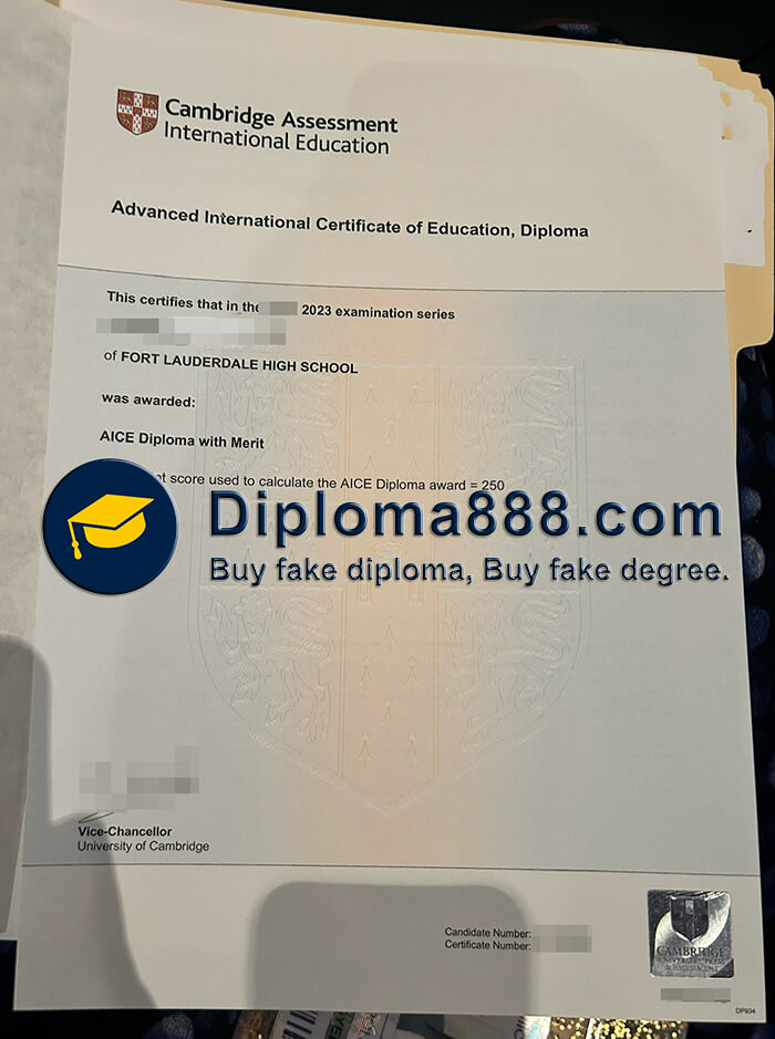 Advanced International Certificate of Education diploma