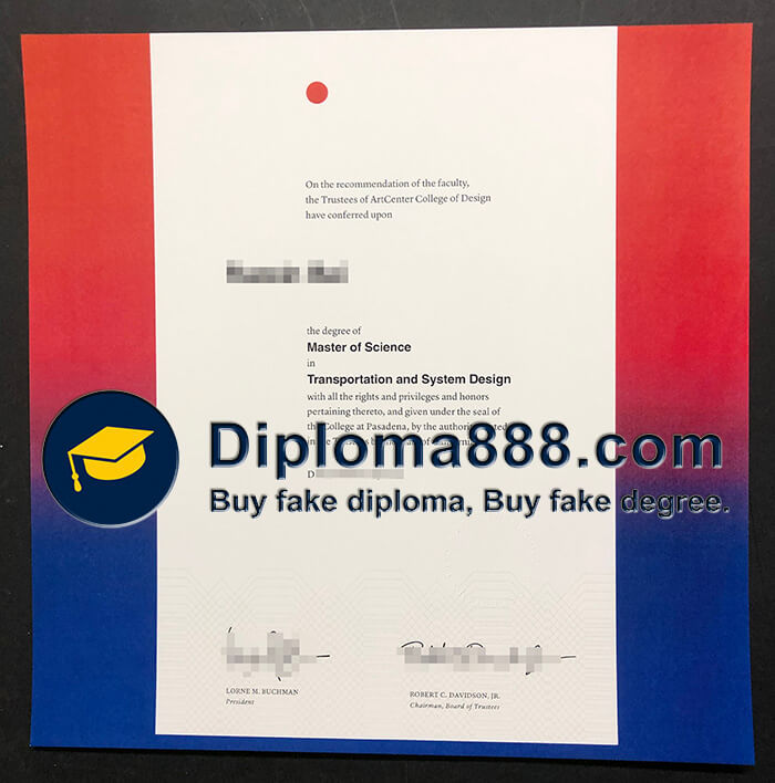 buy ArtCenter College of Design diploma