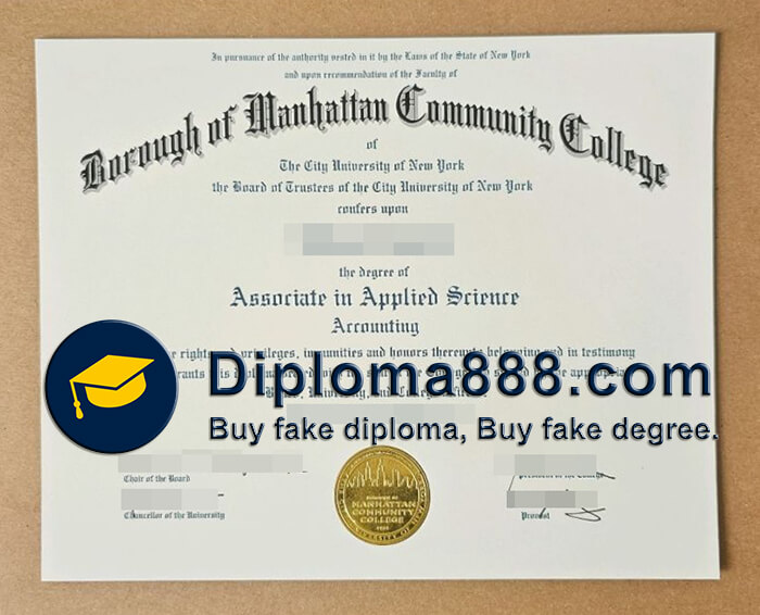 buy Borough of Manhattan Community College degree