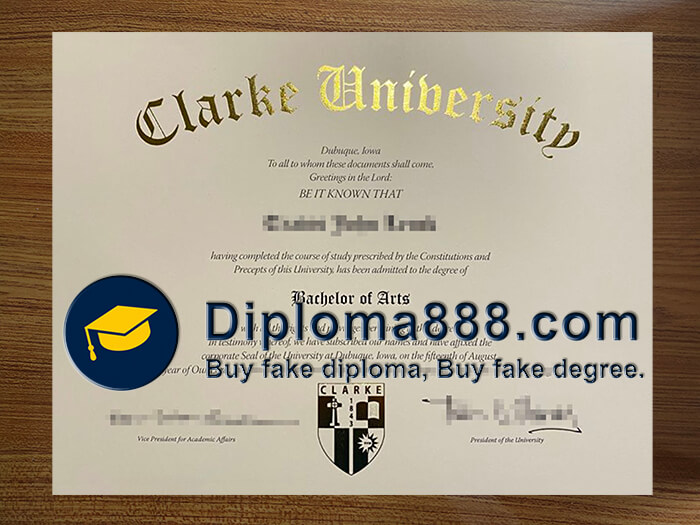buy fake Clarke University diploma
