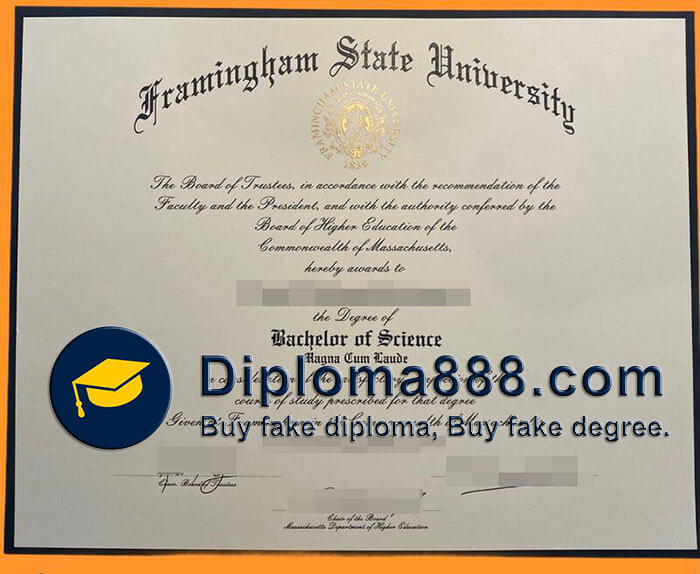 buy Framingham State University diploma