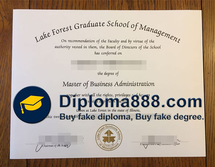 buy fake Lake Forest Graduate School of Management degree