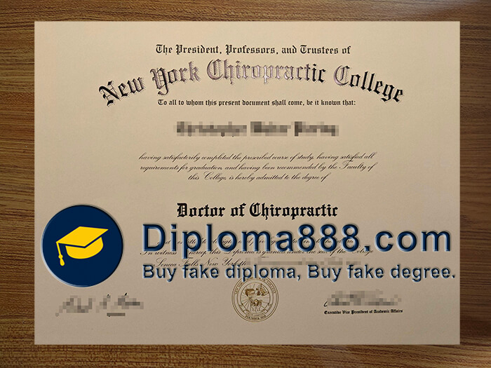 New York Chiropractic College degree