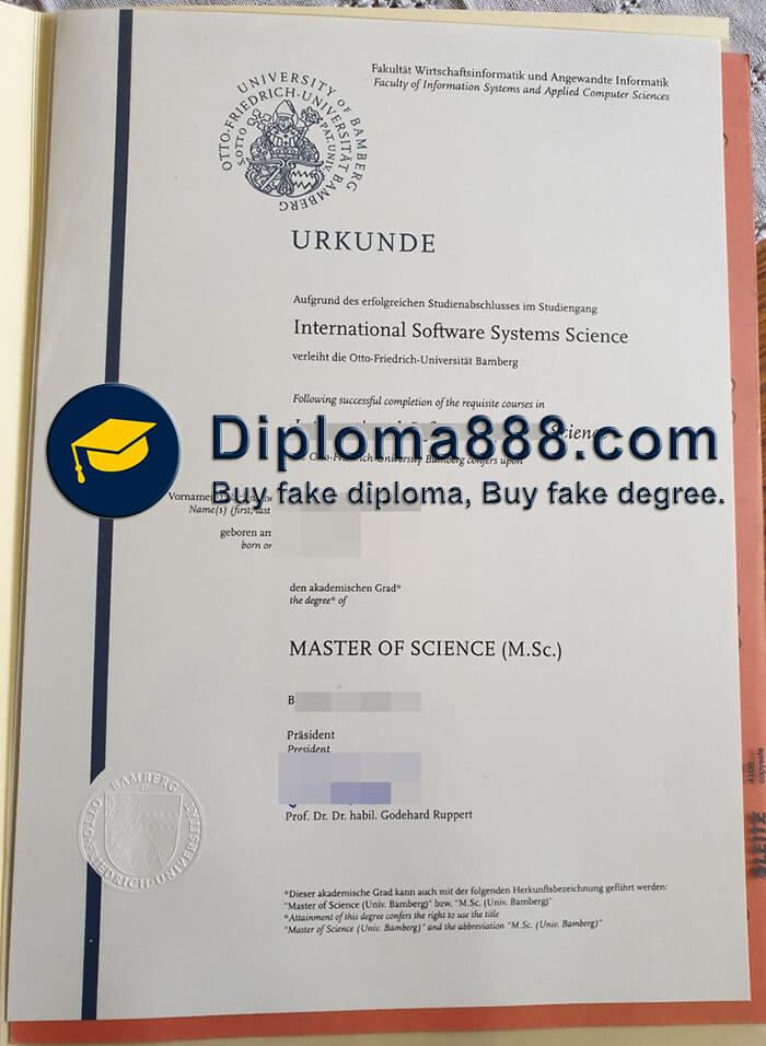 order a Otto Friedrich-Universität Bamberg diploma
