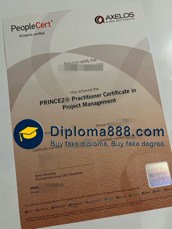 Prince2 Practitioner Certificate