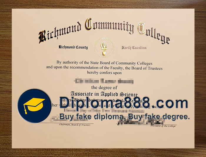 Get a Richmond Community College diploma