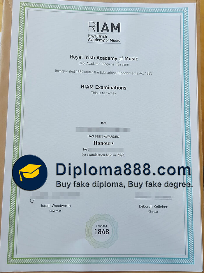 buy Royal Irish Academy of Music diploma