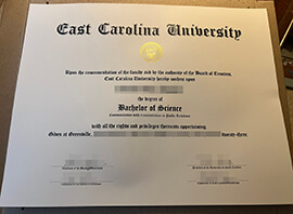 How to order a 100% copy East Carolina University diploma?