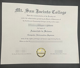 Where to purchase a Mt. San Jacinto College degree?