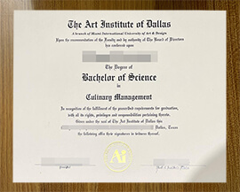 Buy a copy of the Art Institute of Dallas diploma to get a job.
