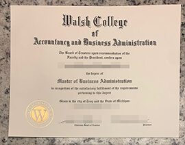 Buy Walsh College diploma, Supply Walsh College fake degree.