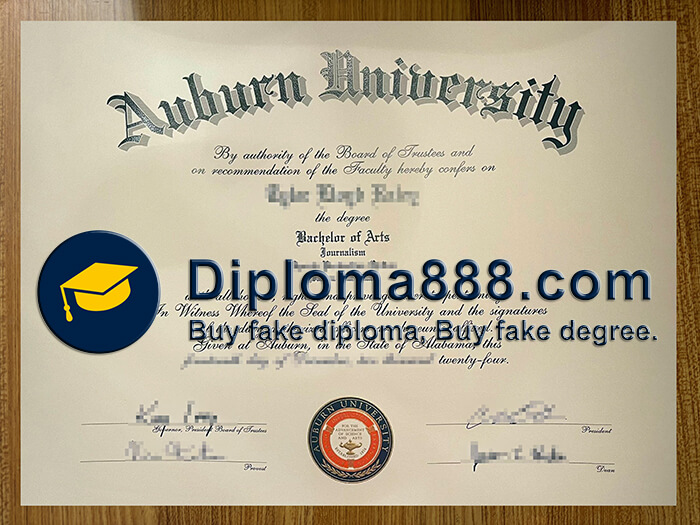 Auburn University diploma