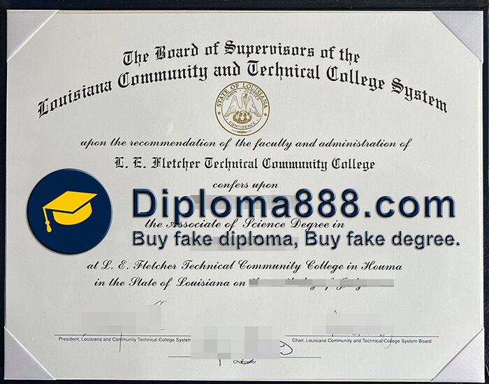 L. E. Fletcher Technical Community College diploma
