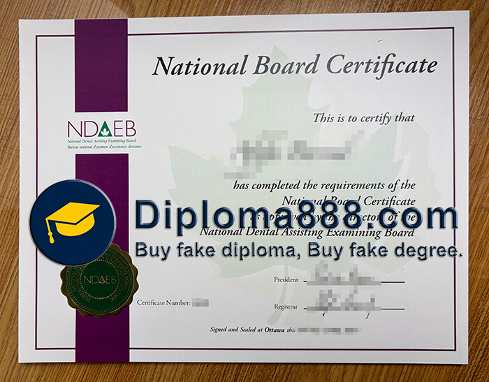 NDAEB National Board Certificate