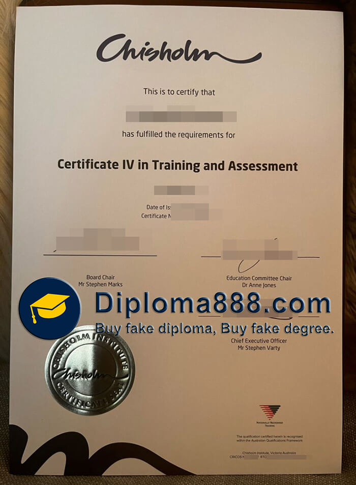 Order a Chisholm Institute diploma