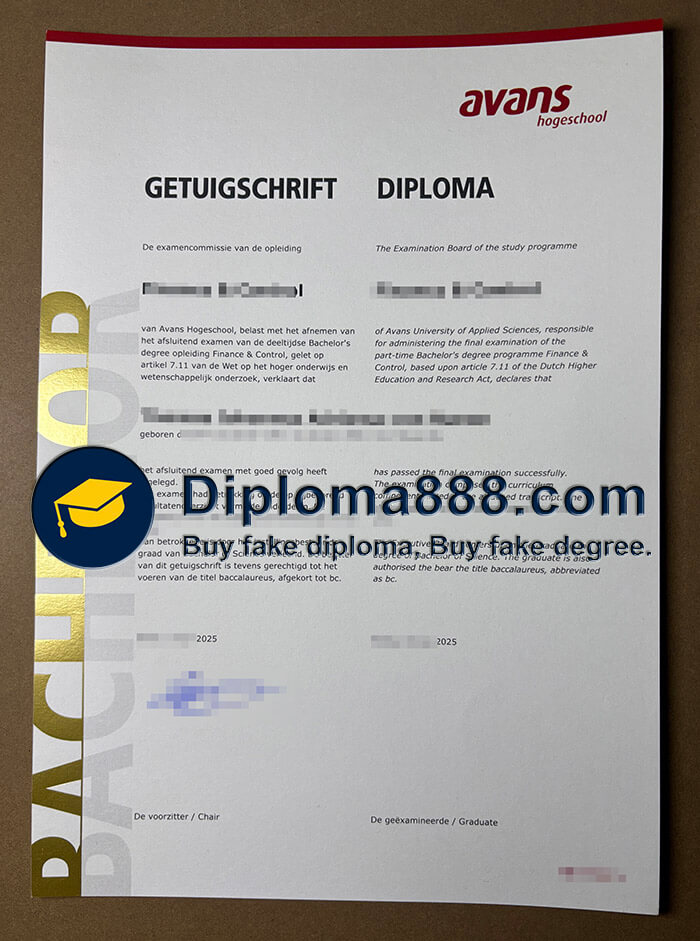 Avans Hogeschool degree