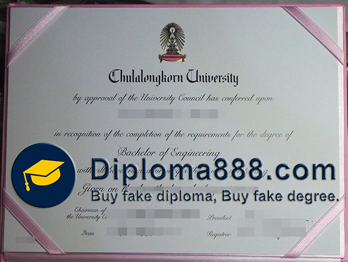 Chulalongkorn University diploma