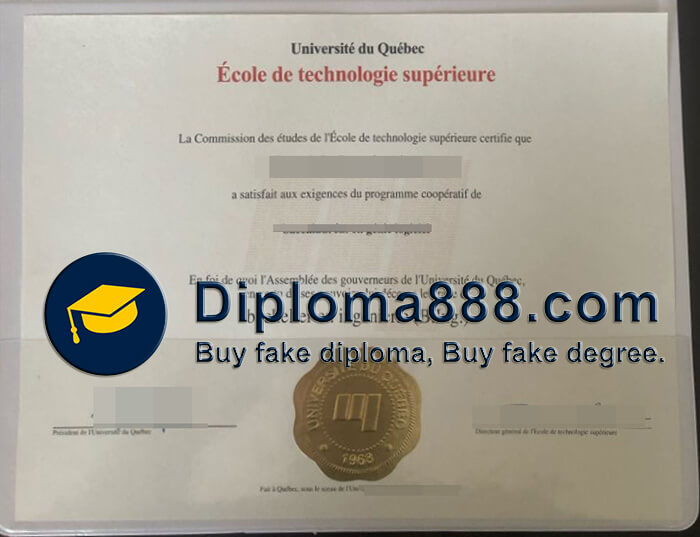 École de technologie supérieure diploma