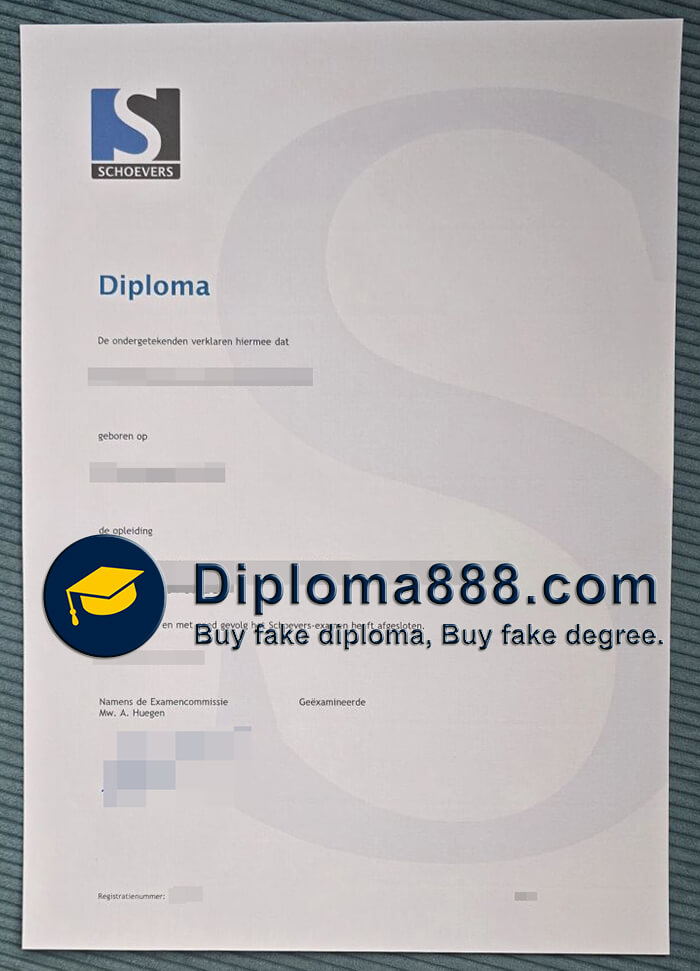 Schoevers certificate