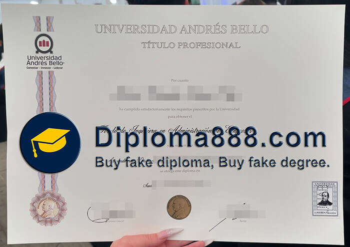 Universidad Andrés Bello diploma