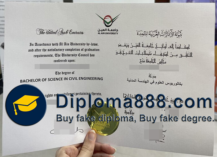 Al Ain University diploma