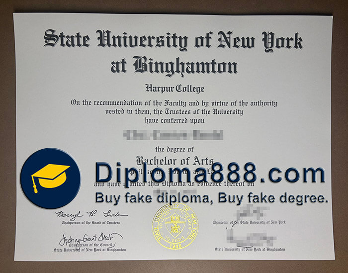 Binghamton University degree
