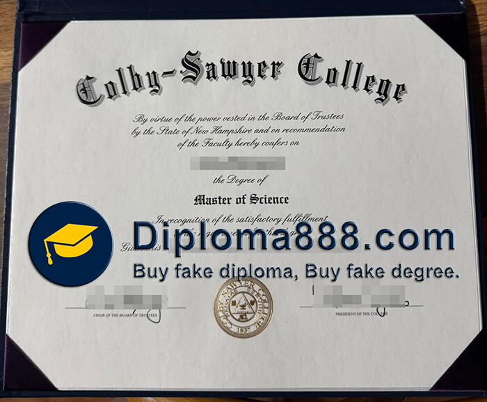 Colby Sawyer College diploma