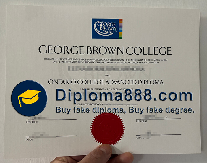 George Brown College diploma