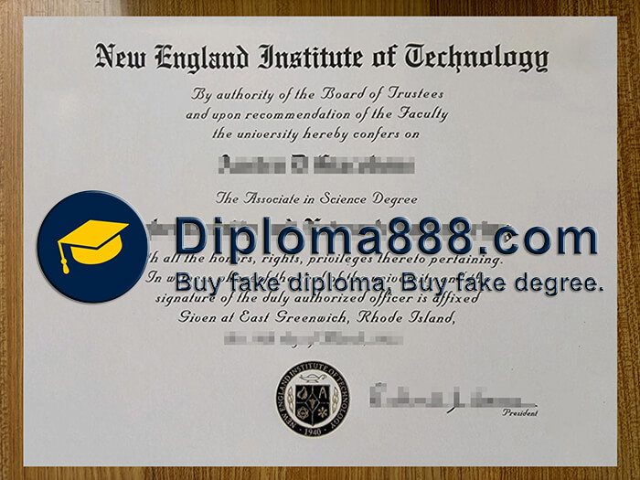 New England Institute of Technology diploma