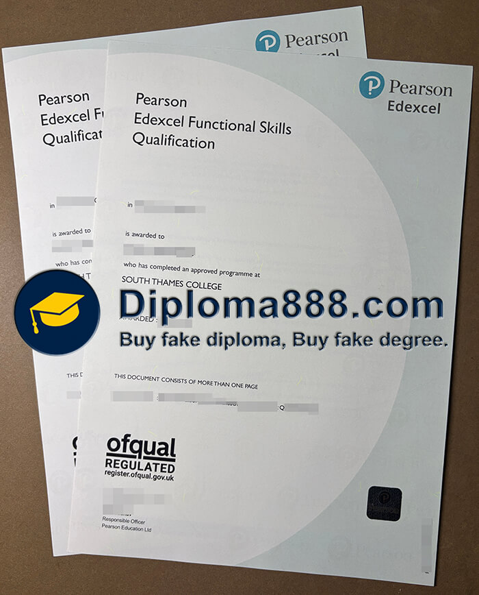 Pearson Edexcel English Level 2 certificate