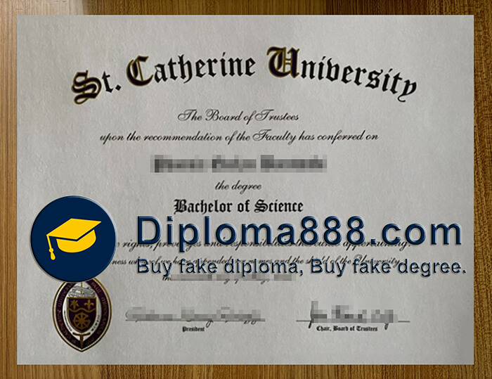 St Catherine University diploma